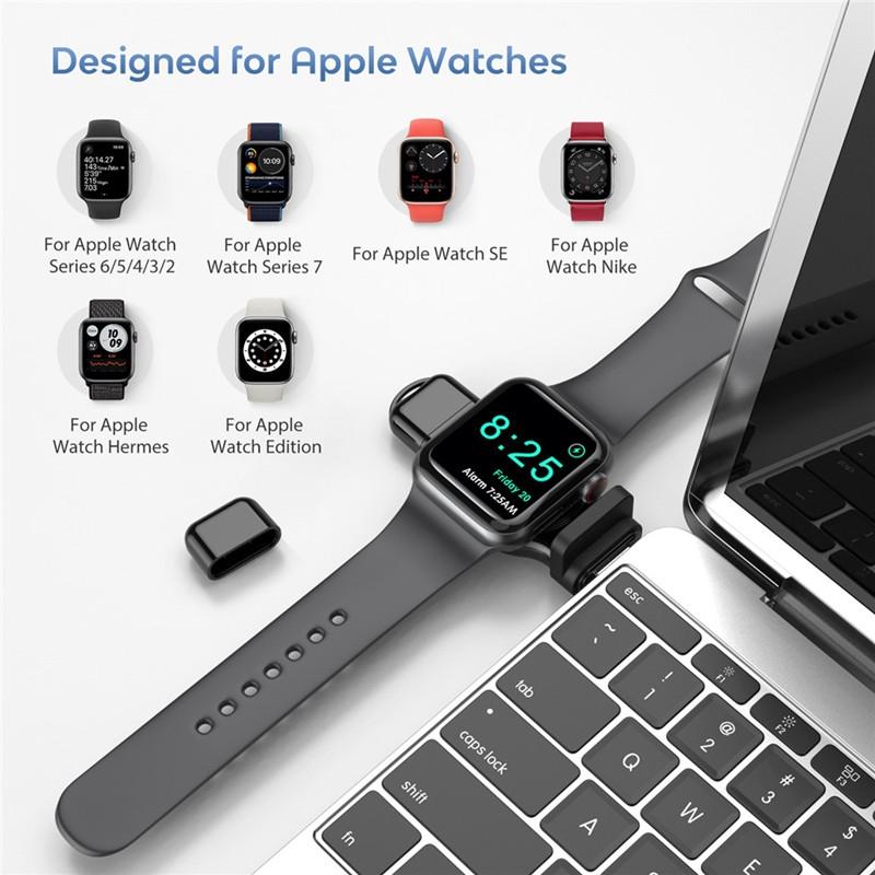 USB C & USB A Apple Watch Magnetic Charger Fast Portable Apple Watch Charging