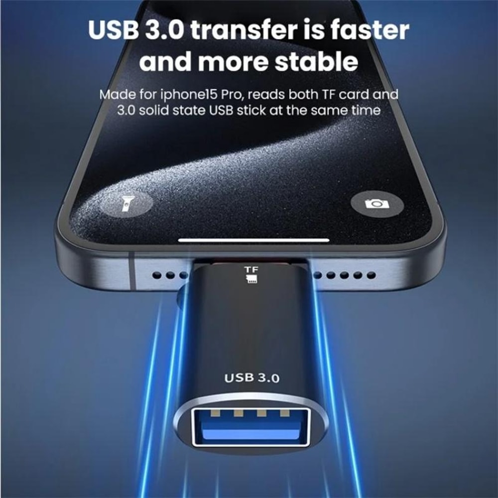 Premium USB Card Reader USB C OTG Adapter