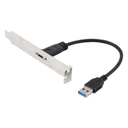 premium usb extension cable with usb male to female panel bracket header