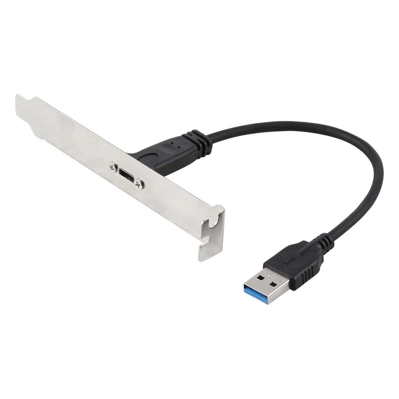 Premium USB Extension Cable with USB Male to Female Panel Bracket Header