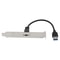Premium USB Extension Cable with USB Male to Female Panel Bracket Header