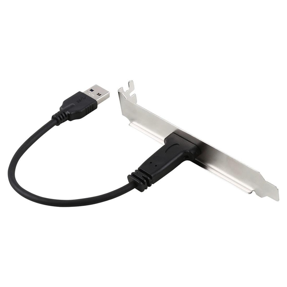 Premium USB Extension Cable with USB Male to Female Panel Bracket Header