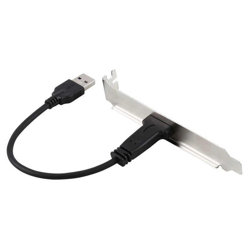 Premium USB Extension Cable with USB Male to Female Panel Bracket Header
