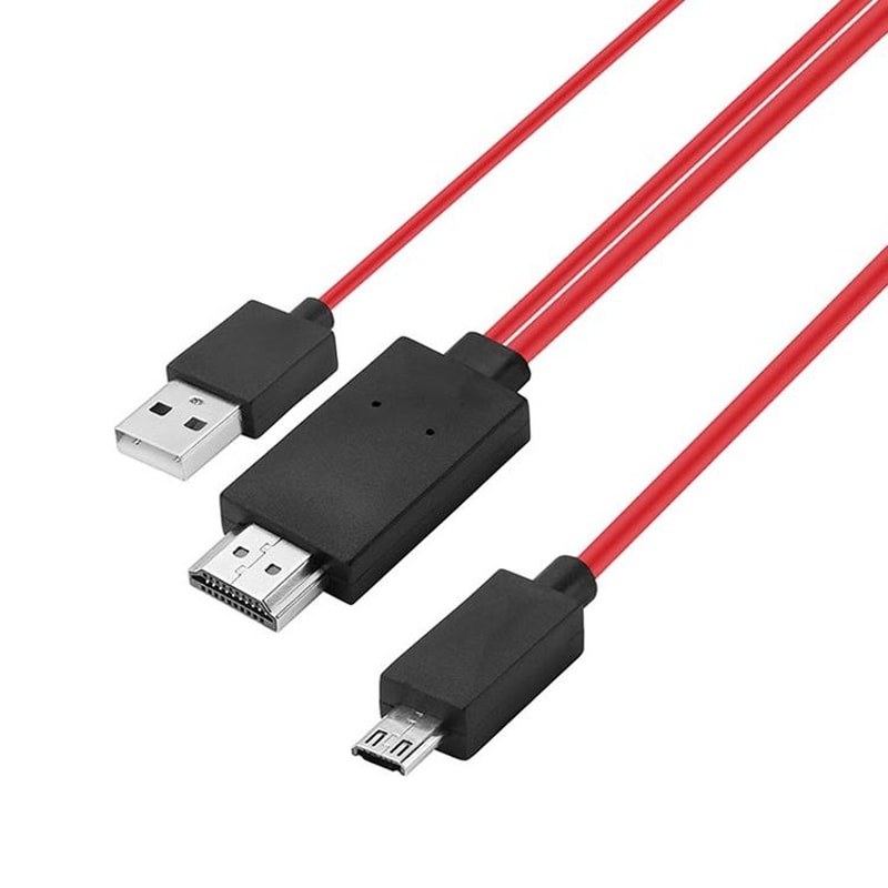 2m MHL HDMI Converter Cable Micro USB to HDMI Adapter for Full HD 1080P Devices