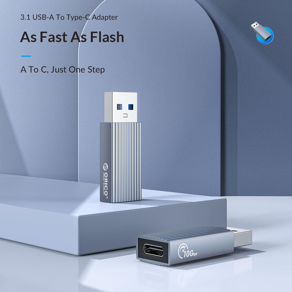 ORICO 10Gbps USB to USB Adapter Fast Data Transfer Grey