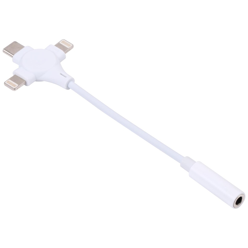 Premium Dual Interface USB Lightning to Audio Adapter Cable