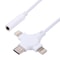 Premium Dual Interface USB Lightning to Audio Adapter Cable