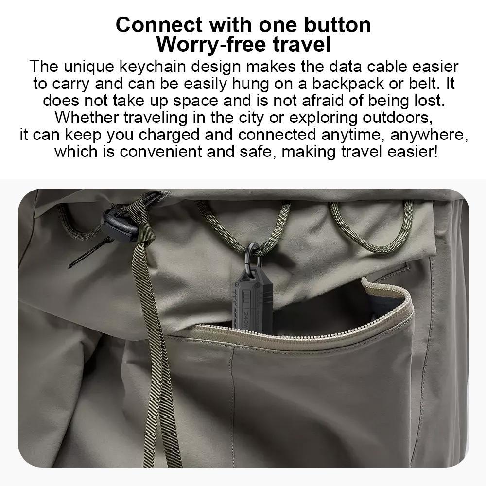 Portable Keychain USB Charging Cable USB