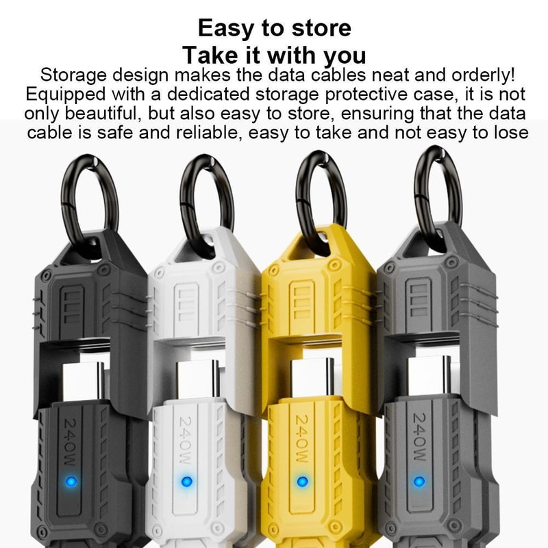 Portable Keychain USB Charging Cable USB