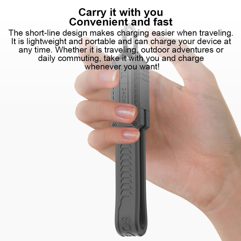 Portable Keychain USB Charging Cable USB