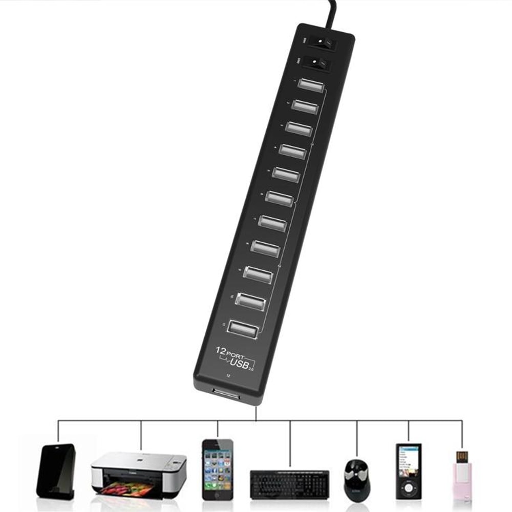 USB Hub For Laptop Notebook Port Expandable USB Connection 2