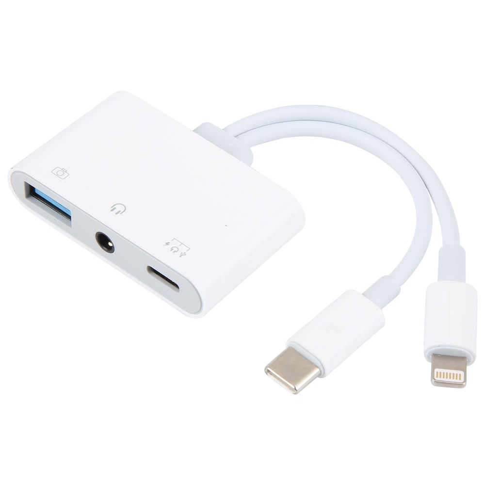 Portable USB Multifunction Audio & Charging Adapter USB Audio