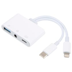 portable usb multifunction audio & charging adapter usb audio