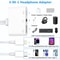 Portable USB Multifunction Audio & Charging Adapter USB Audio