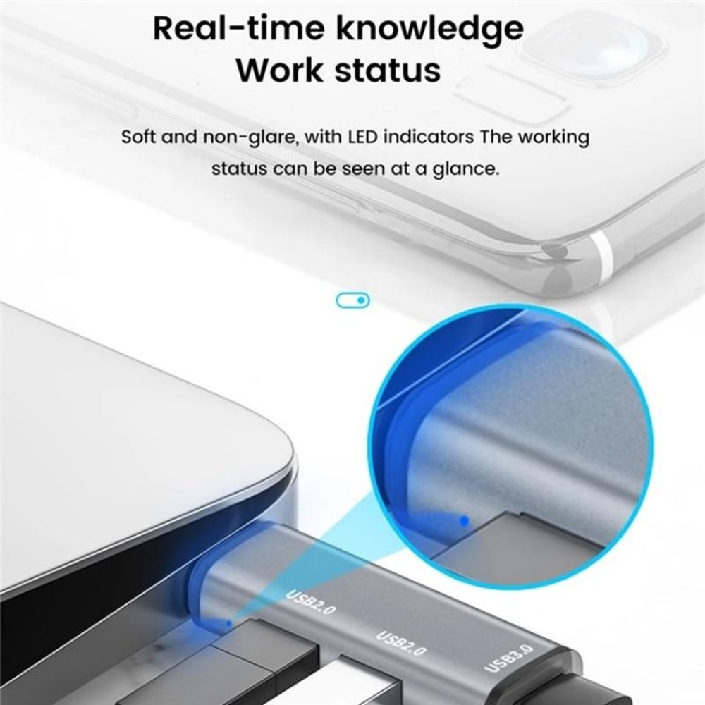 USB Hub Expansion Station with USB Adapter