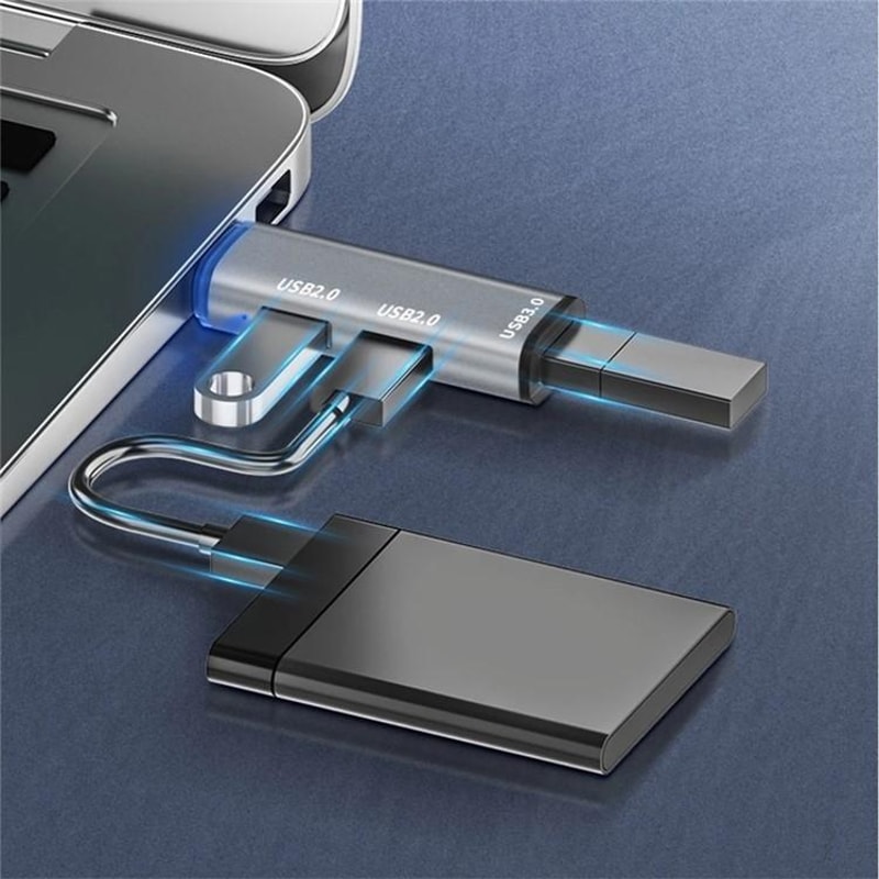 USB Hub Expansion Station with USB Adapter