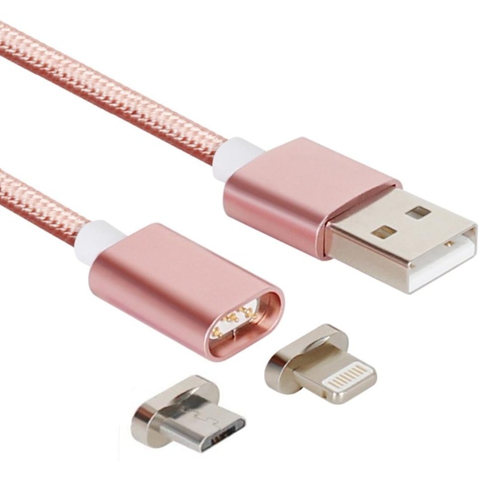 Magnetic Data Charging Cable Micro USB Braided 3