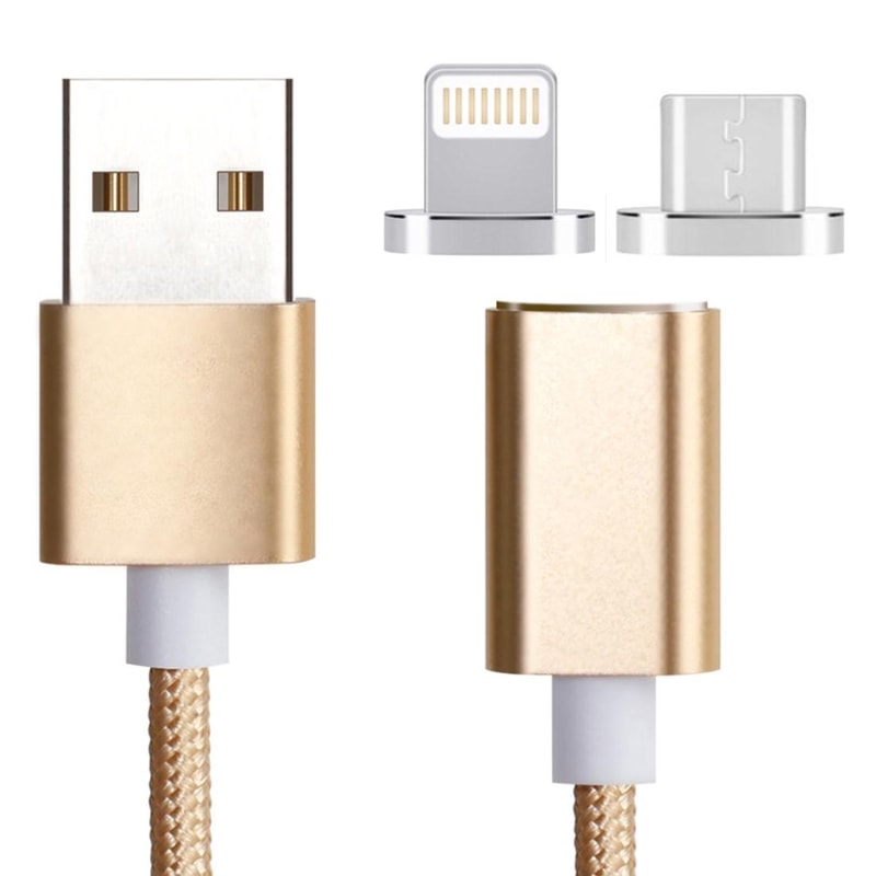 Magnetic Data Charging Cable Micro USB Braided 4