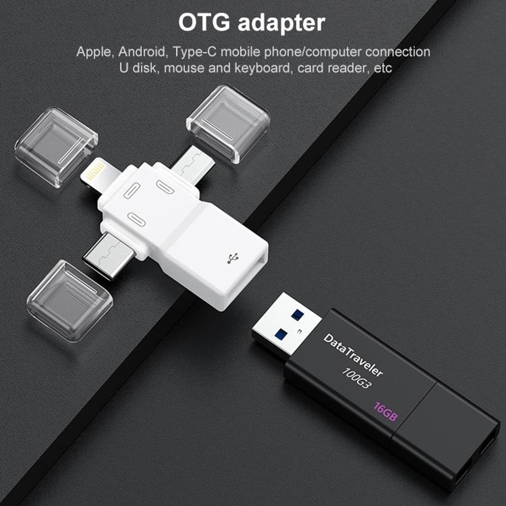 Universal USB OTG Adapter & Micro USB Connector