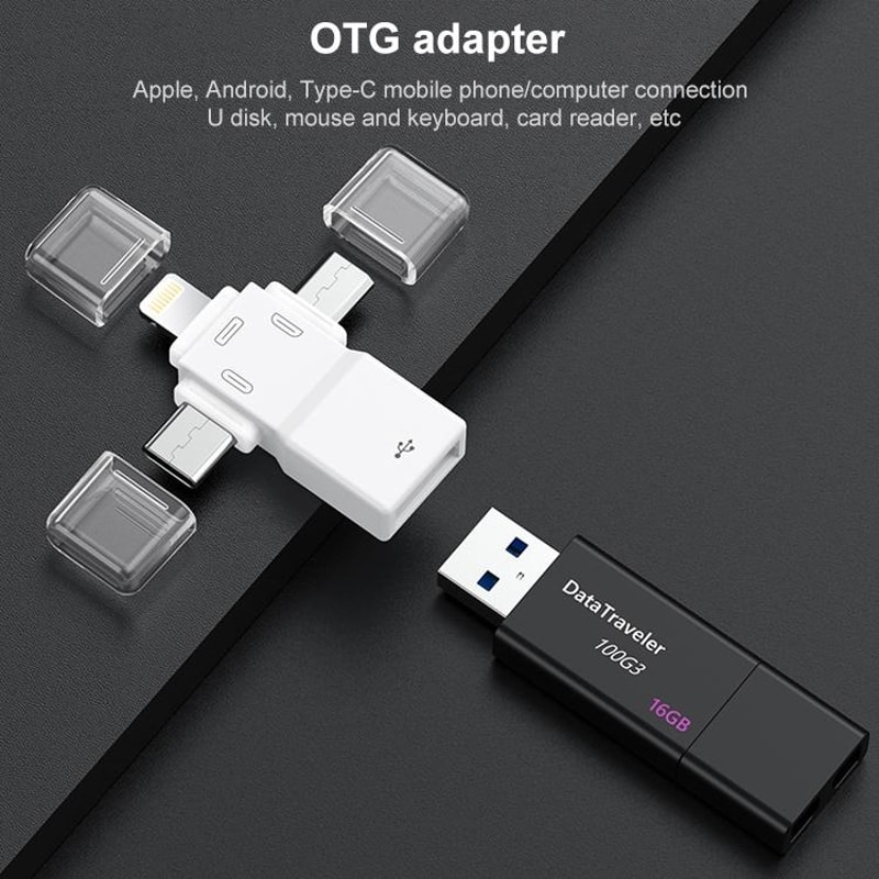 Universal USB OTG Adapter & Micro USB Connector