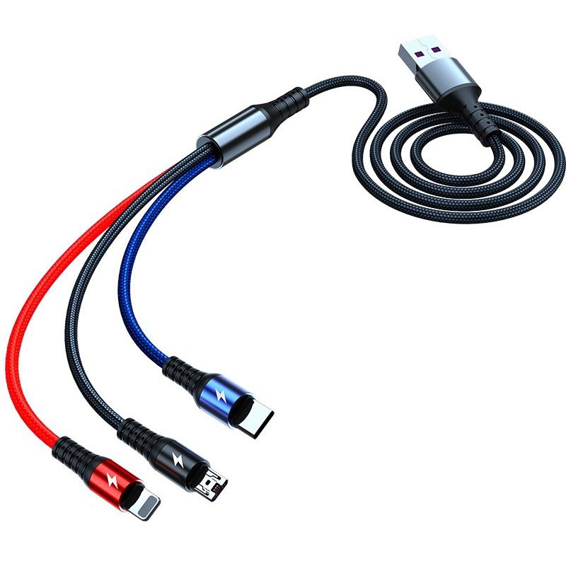 Universal Fast Charging USB Cable USB C, Micro USB