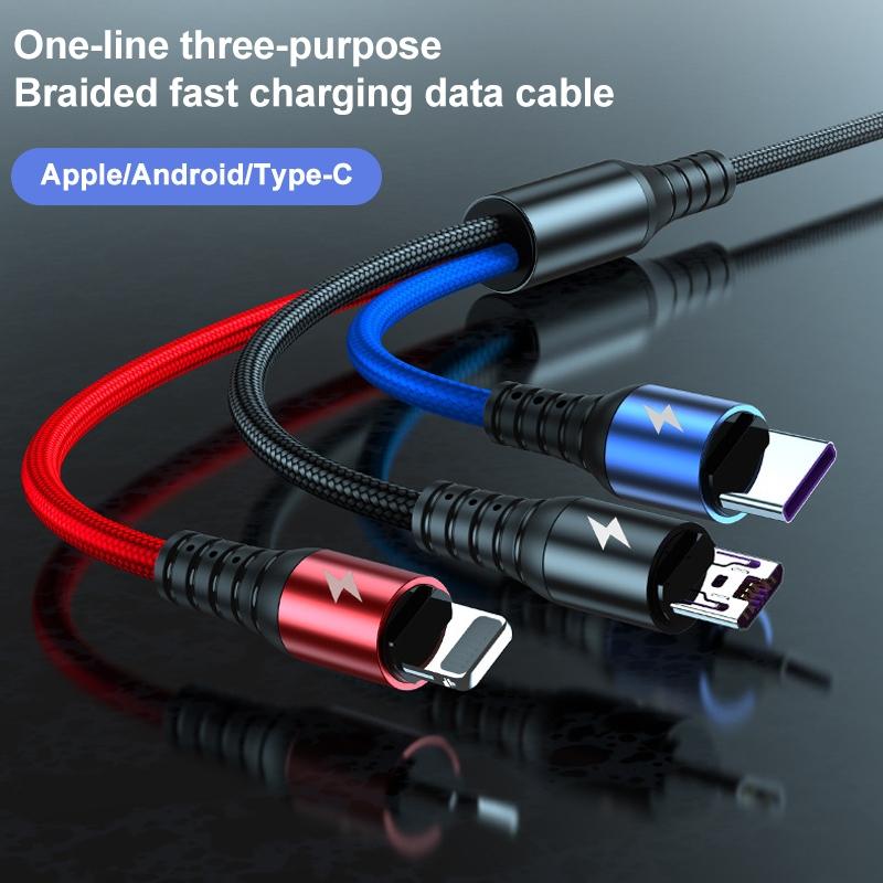 Universal Fast Charging USB Cable USB C, Micro USB