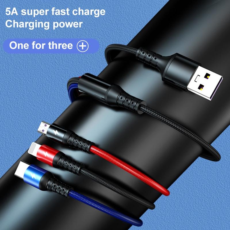 Universal Fast Charging USB Cable USB C, Micro USB