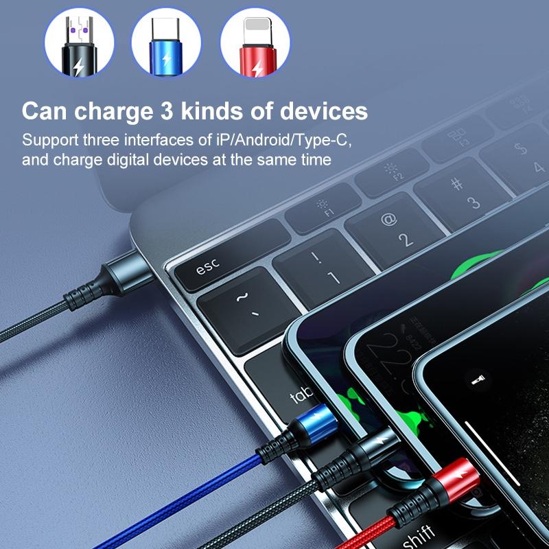 Universal Fast Charging USB Cable USB C, Micro USB