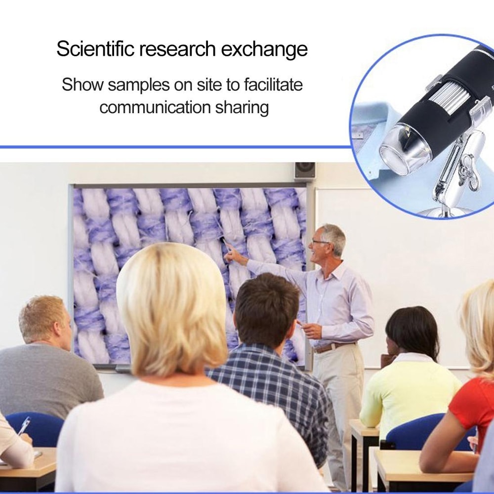 Professional USB Digital Microscope with Magnification & Stand