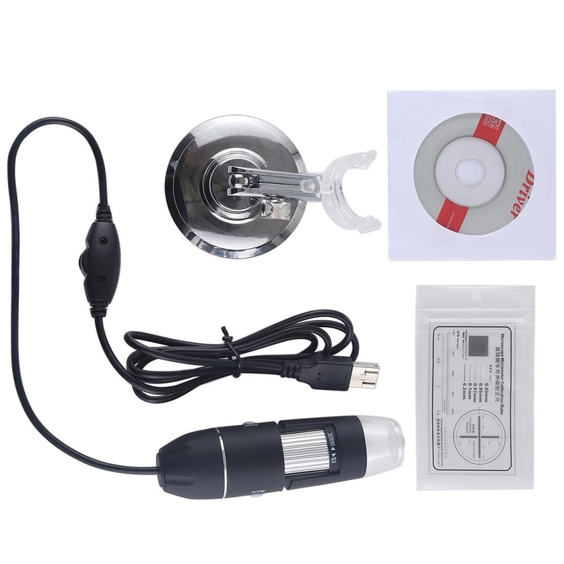 Professional USB Digital Microscope with Magnification & Stand