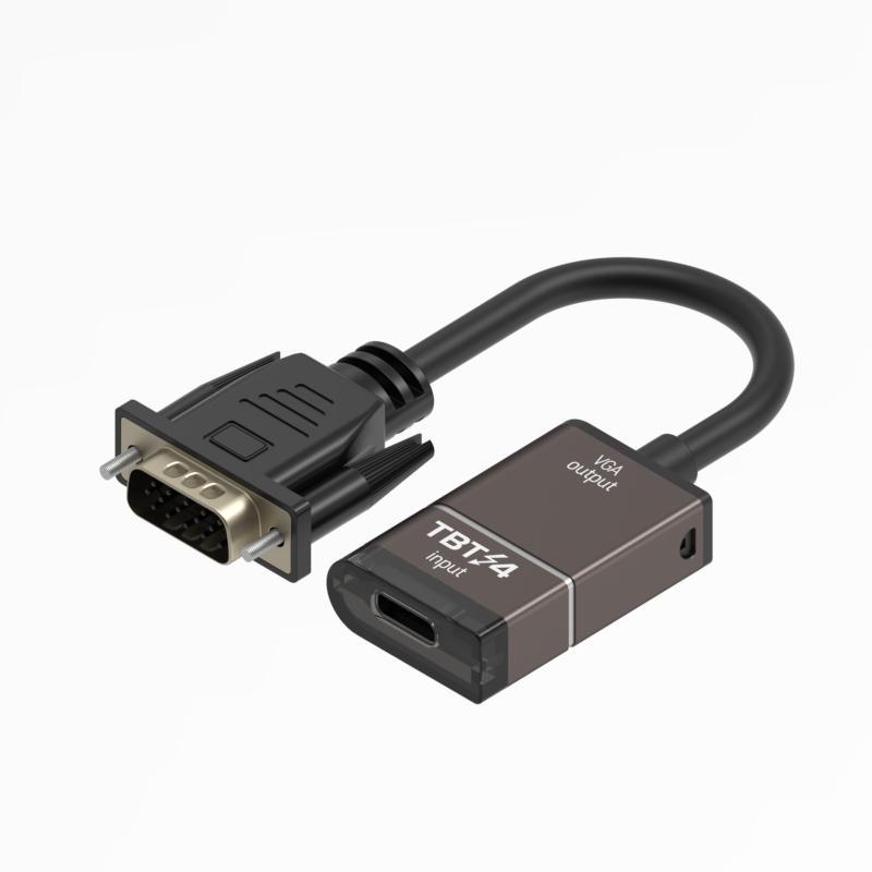 Premium USB C to VGA Video Converter Adapter