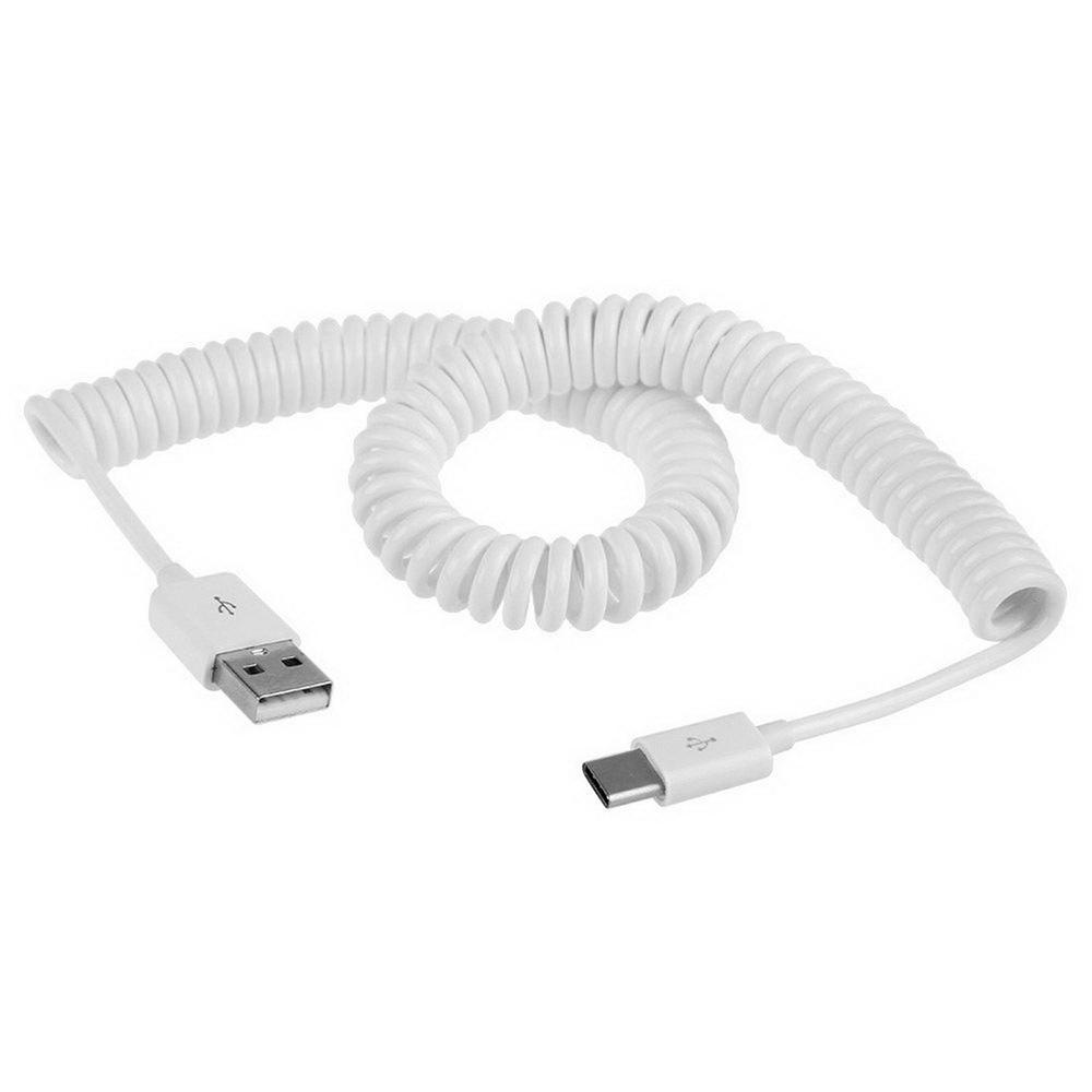 USB C Type CFast Charge & Data Sync Cable Durable & Stretchable