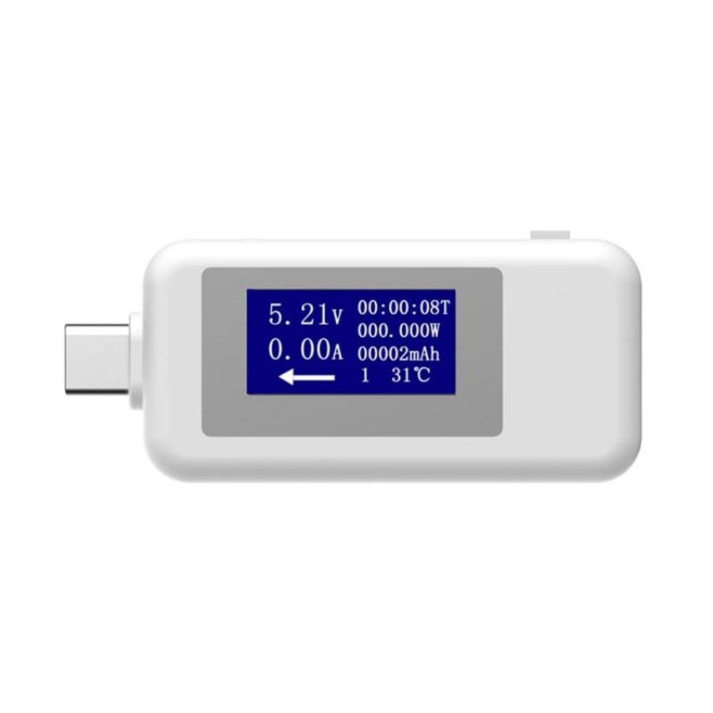 USB C Tester & Voltmeter Ammeter Charger Detector with Real Time Display