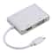 UltraCompact USB C Hub Adapter HDMI VGA & DVI Video Converter