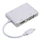 UltraCompact USB C Hub Adapter HDMI VGA & DVI Video Converter