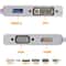UltraCompact USB C Hub Adapter HDMI VGA & DVI Video Converter