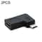 Universal Right & Left Angle USB C to Micro USB Adapter Converter