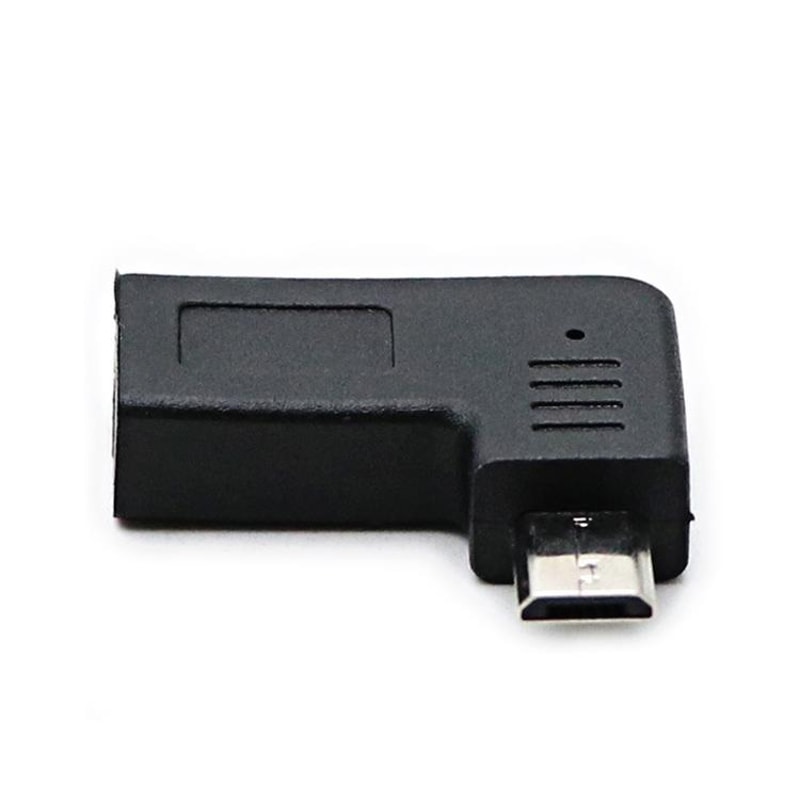 Universal Right & Left Angle USB C to Micro USB Adapter Converter