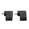 Universal Right & Left Angle USB C to Micro USB Adapter Converter