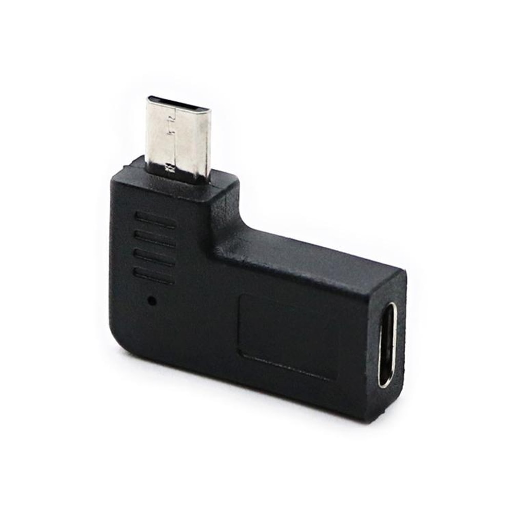 Universal Right & Left Angle USB C to Micro USB Adapter Converter