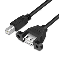 usb printer adapter cable usb b male to usb female for hp dell epson