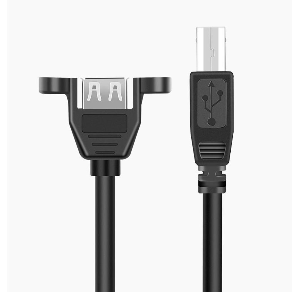 USB Printer Adapter Cable USB B Male to USB Female for HP Dell Epson