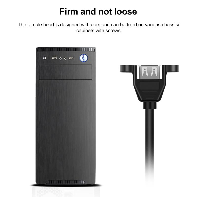 USB Printer Adapter Cable USB B Male to USB Female for HP Dell Epson