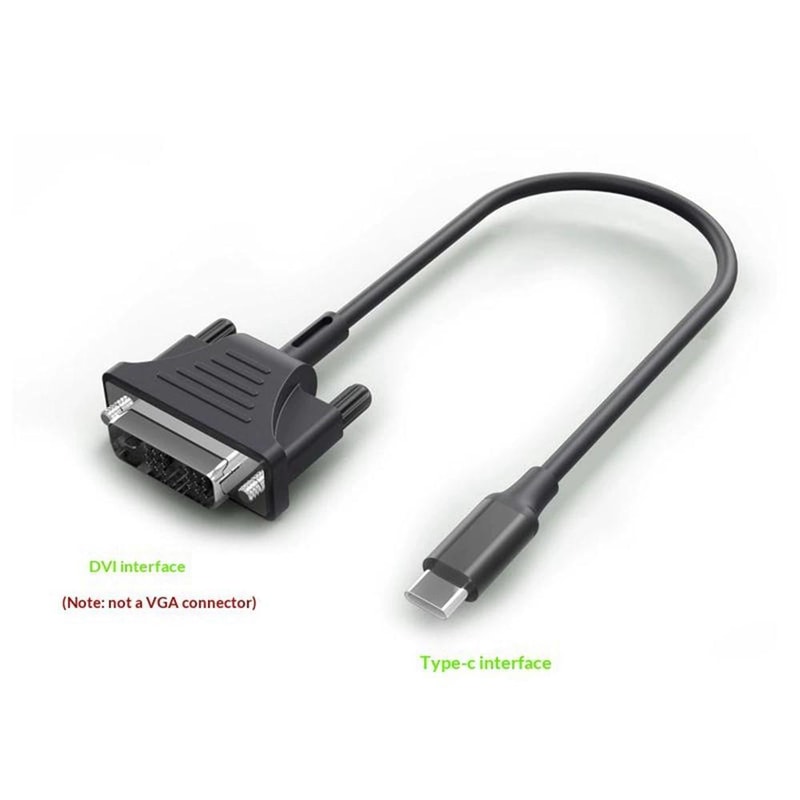 Premium USB to DVI Adapter Cable USB Type C
