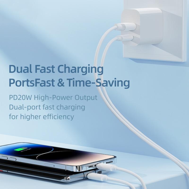 Fast USB PD & Dual Port USB Charger Adapter