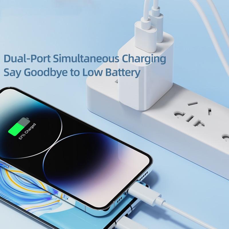 Fast USB PD & Dual Port USB Charger Adapter