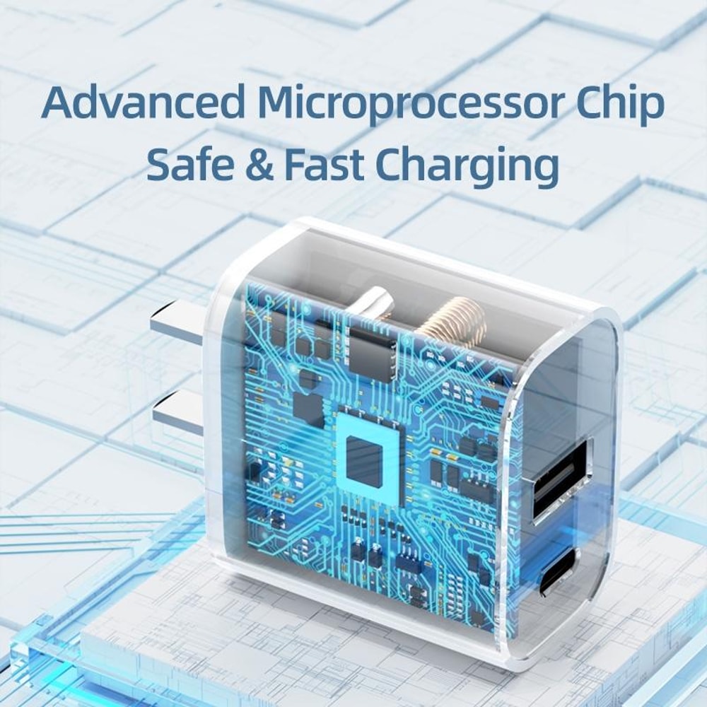 Fast USB PD & Dual Port USB Charger Adapter