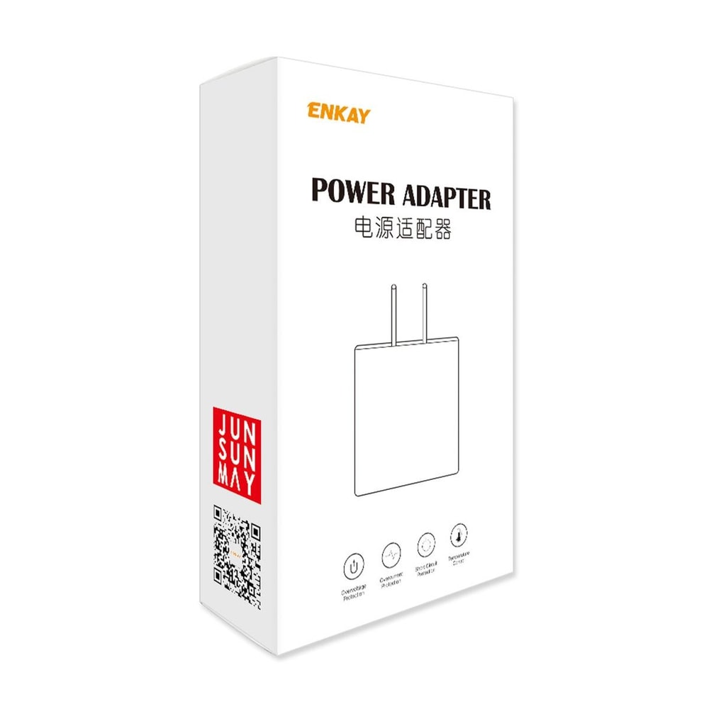 Dual Port USB C PD Quick Charger with US Plug