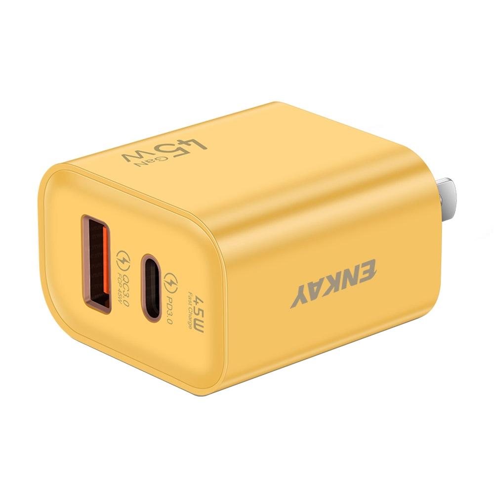 Dual Port USB C PD Quick Charger with US Plug
