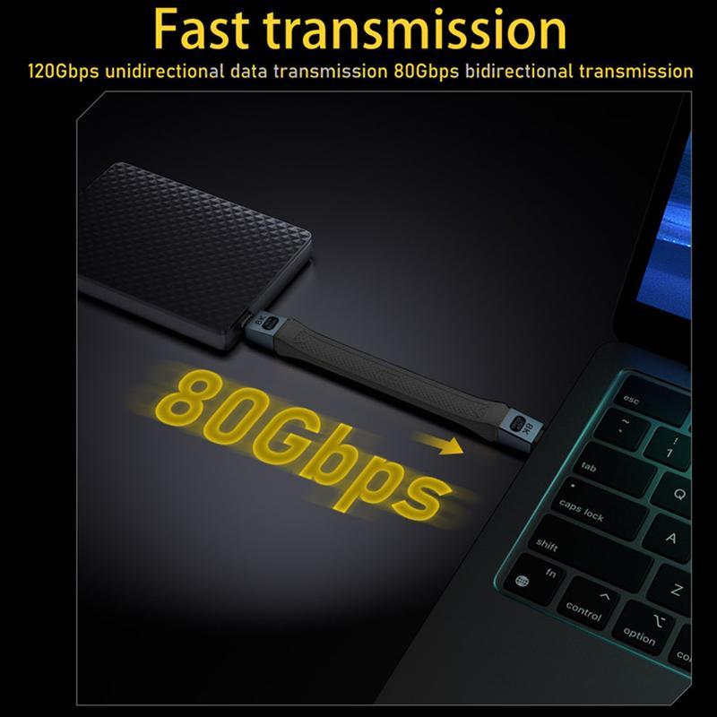 USB C Thunderbolt High Speed 80Gbps Data & Charging Cable